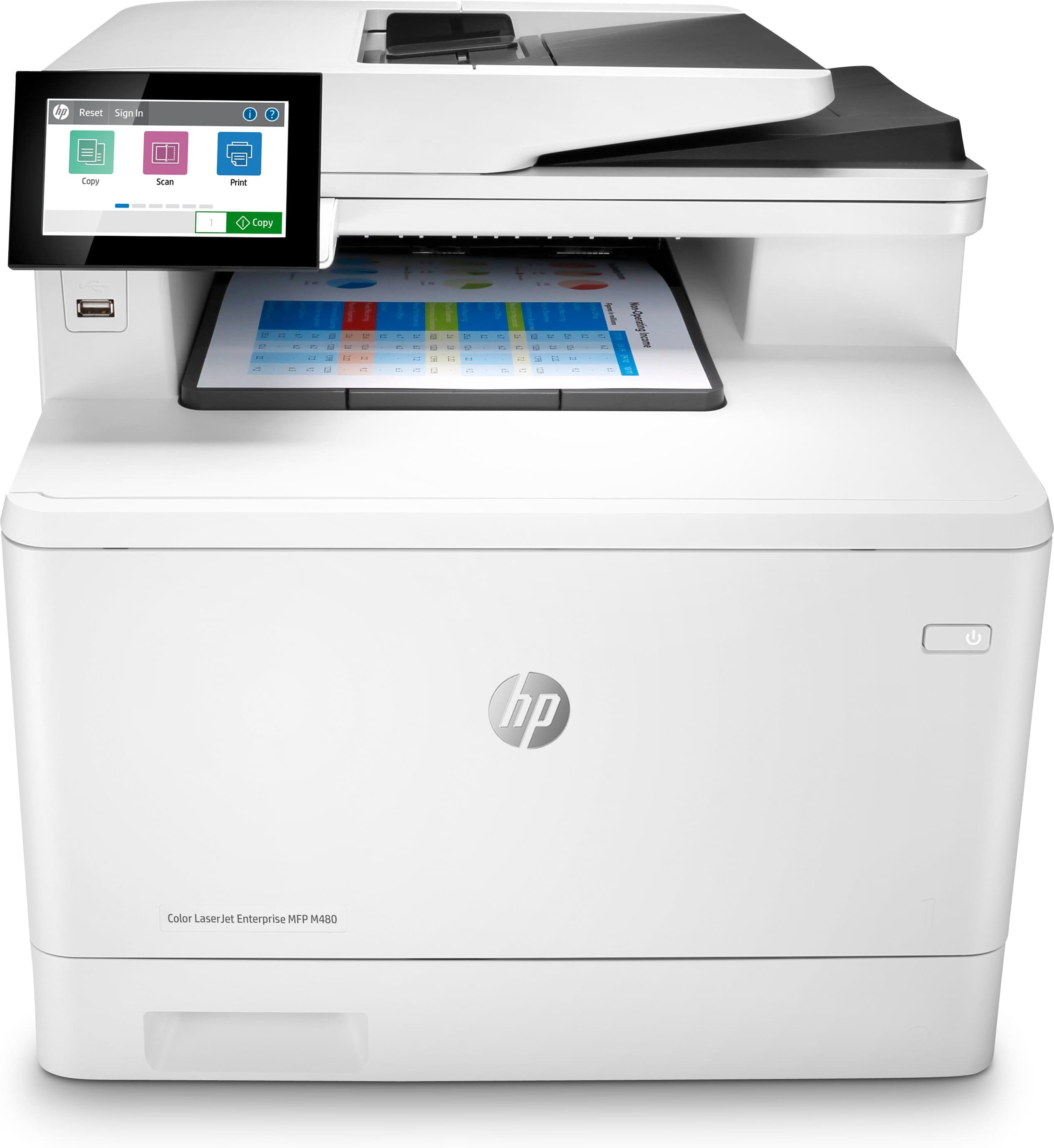 HP Color LaserJet Enterprise MFP M480f - Multifunktionsdrucker - Farbe - Laser - Legal (216 x 356 mm)