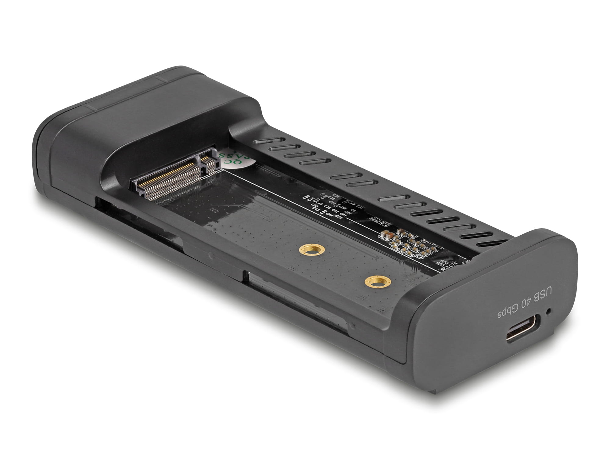 Delock Speichergehäuse - M.2 - M.2 NVMe Card / PCIe (NVMe)