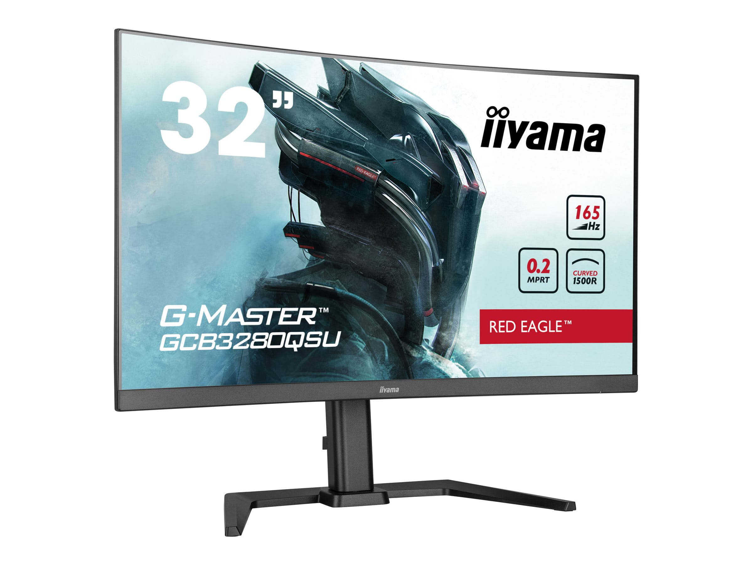 Iiyama G-MASTER Red Eagle GCB3280QSU-B1 - LED-Monitor - gebogen - 81.3 cm (32")