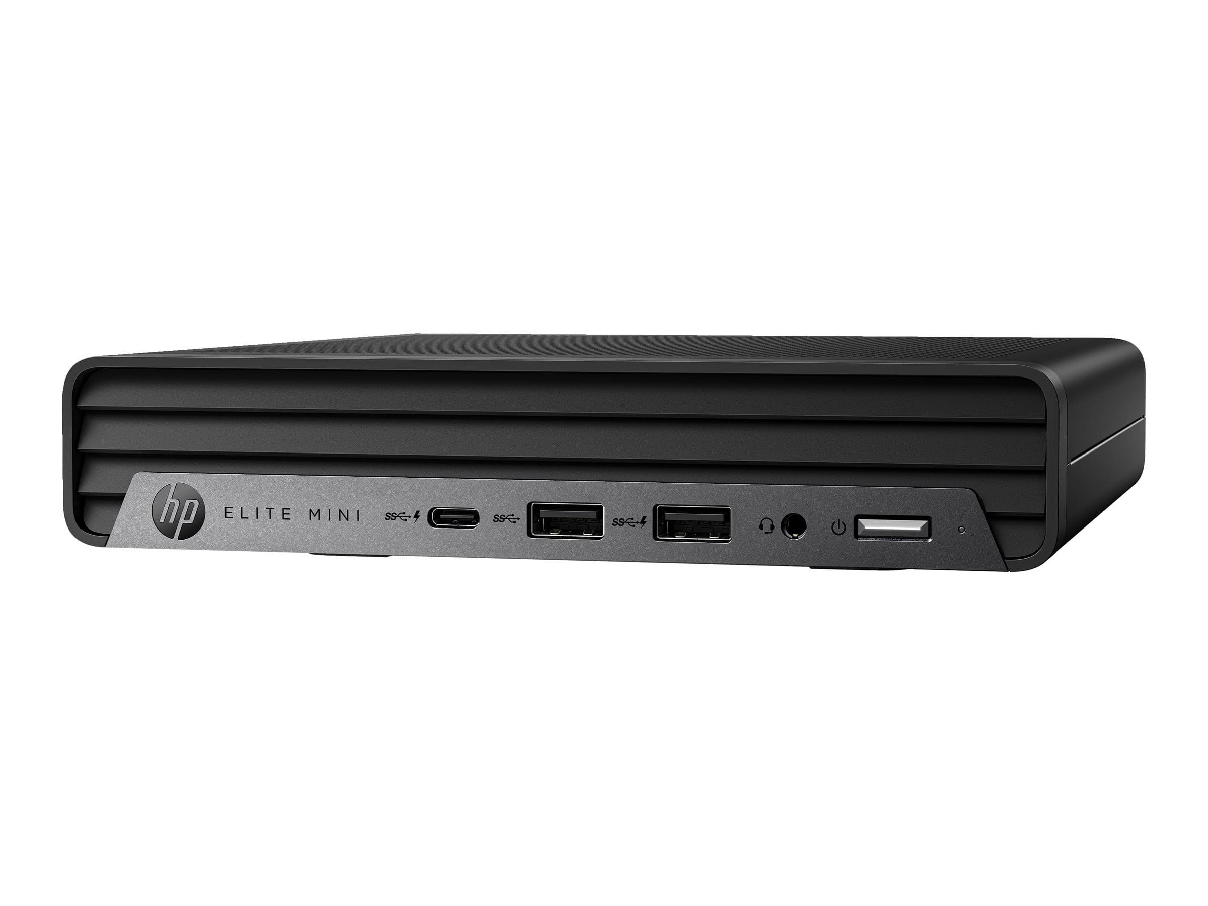 HP Elite 805 G8 - Mini Desktop - Ryzen 5 Pro 5650GE / 3.4 GHz - RAM 16 GB - SSD 512 GB - NVMe - Radeon Graphics - 1GbE, Bluetooth 5.3 - WLAN: 802.11a/b/g/n/ac/ax, Bluetooth 5.3 - Win 11 Pro - Monitor: keiner - Tastatur: Deutsch - Smar