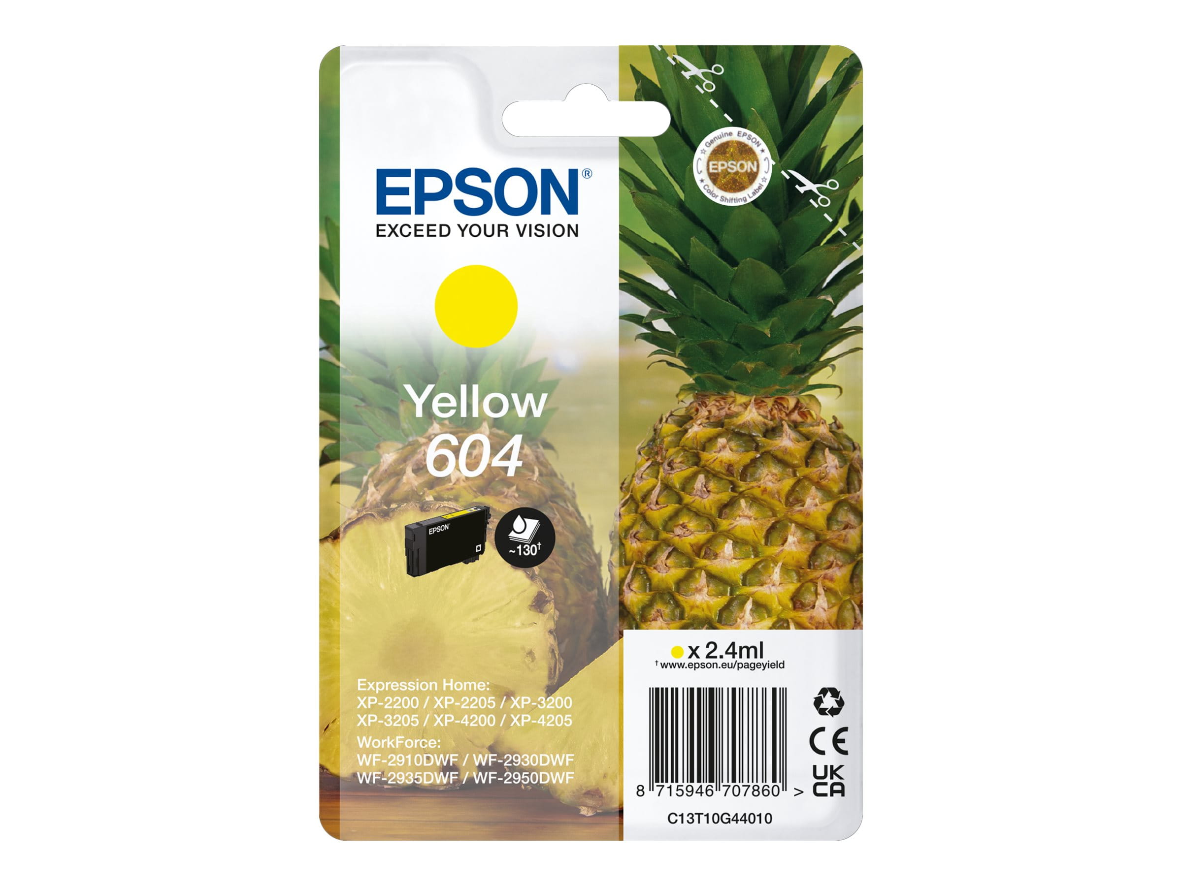 Epson 604 Singlepack - 2.4 ml - Gelb - original