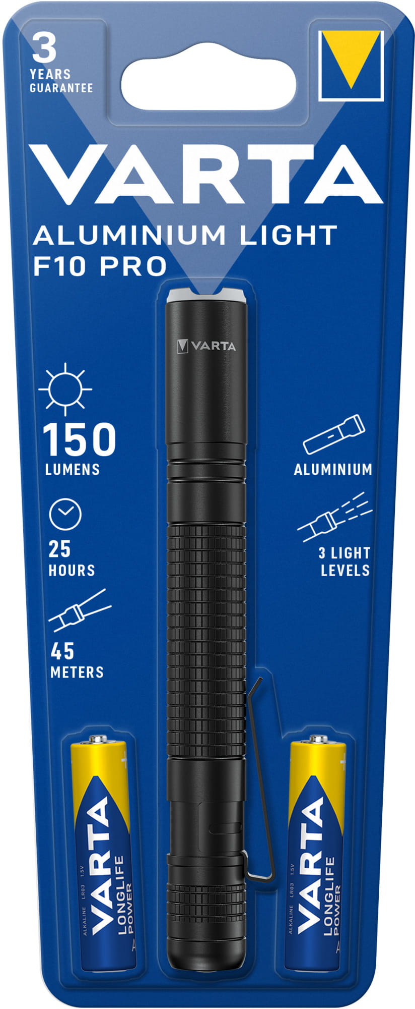 Varta F10 Pro - Taschenlampe - LED - 3 Modi