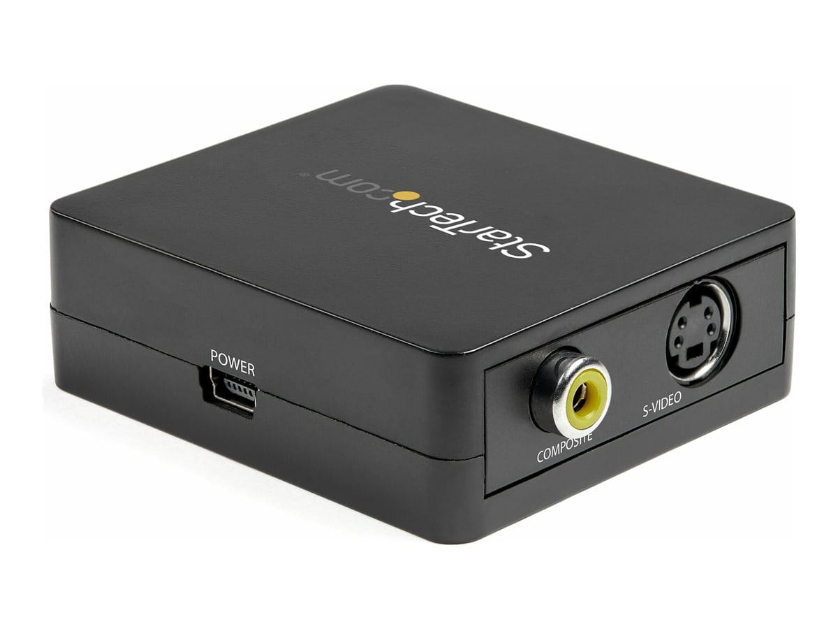 StarTech.com 1080p VGA to RCA and S-Video Converter - USB Powered - Videoadapter - VGA/S-Video/FBAS - HD-15 (VGA)