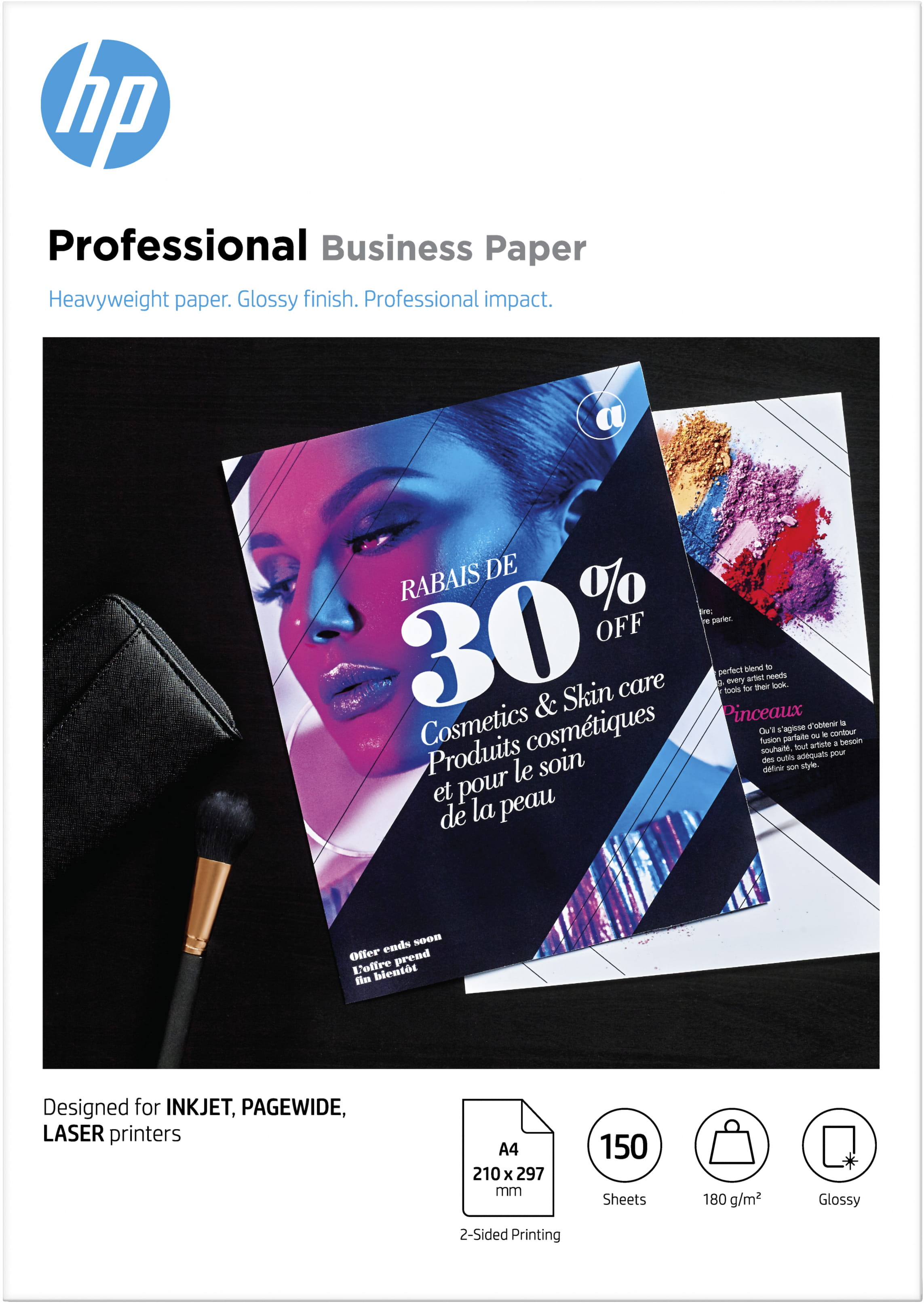 HP Professional Glossy Paper - Glänzend - A4 (210 x 297 mm)