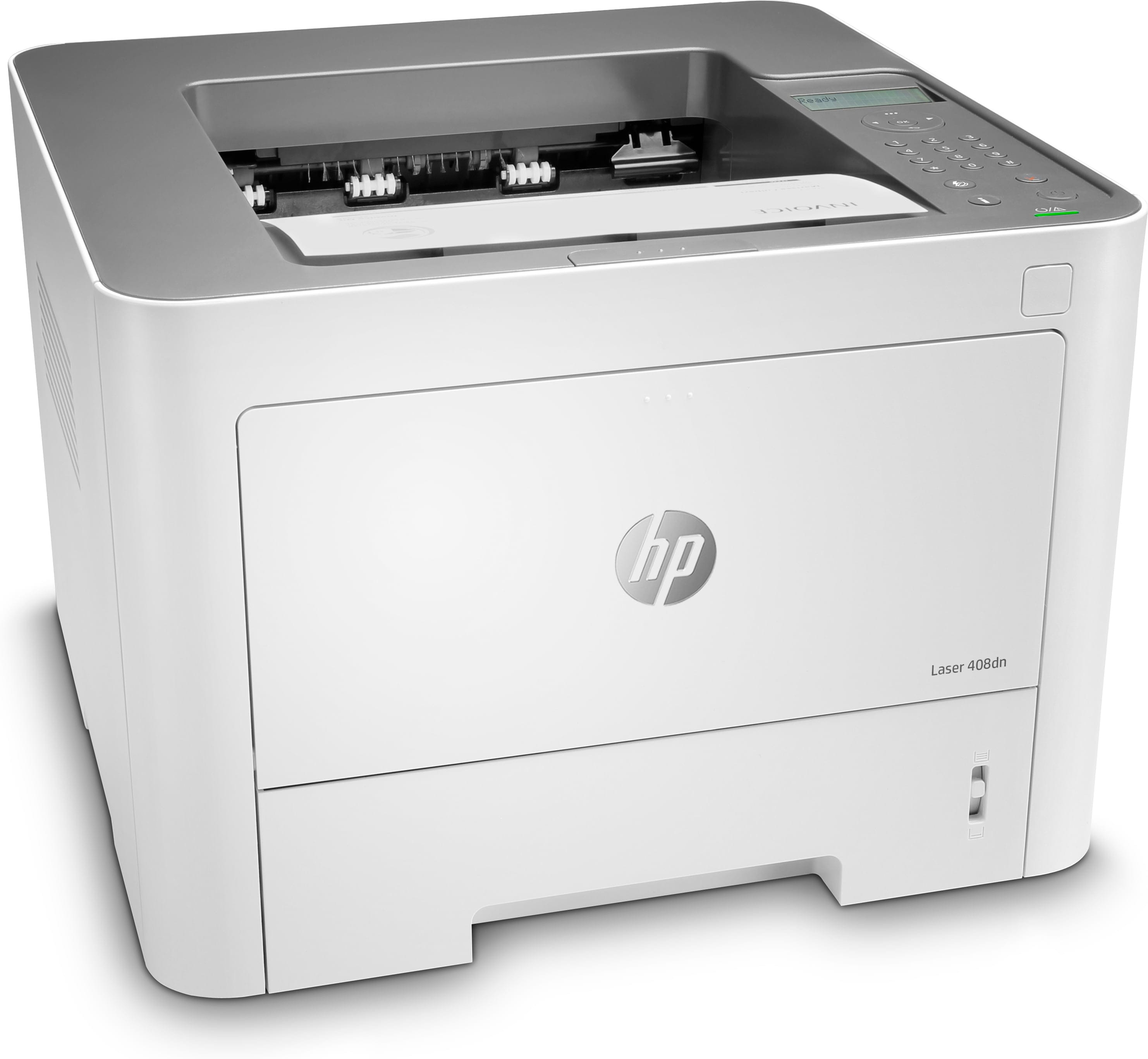 HP Laser 408dn Drucker, Laser, 1200 x 1200 DPI, A4, 40 Seiten pro Minute, Doppelseitiger Druck, Weiß