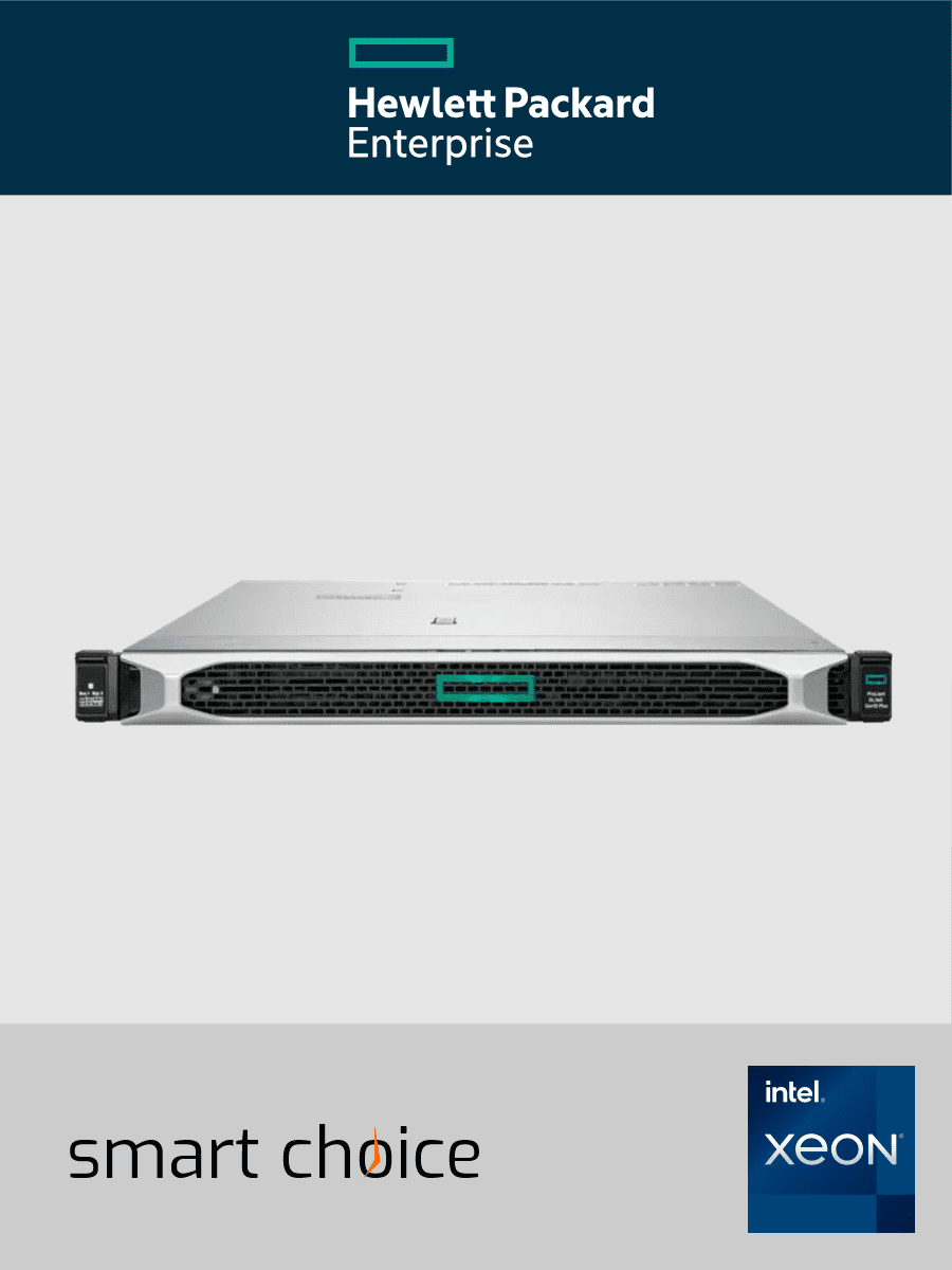 HPE ProLiant DL360 Gen10 - Server - 1 x Xeon Silver 4208 / 2.1 GHz - RAM: 2x 32 GB DDR4 - Drive: 2x 960 GB SATA SSD - Netzteil: 2x 800W - P408i-a SR Controller (Smart Choice) HPE ProLiant DL360 Gen10 - Server - 1 x Xeon Silver 4208 / 2.1 GHz - RAM: 2x 32 GB DDR4 - Drive: 2x 960 GB SATA SSD - Netzteil: 2x 800W - P408i-a SR Controller (Smart Choice)