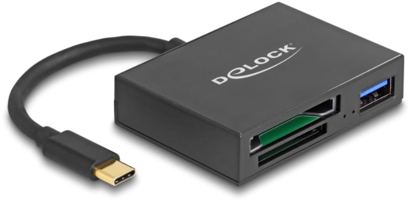 Delock Kartenleser (SD, XQD 2.0) - USB-C