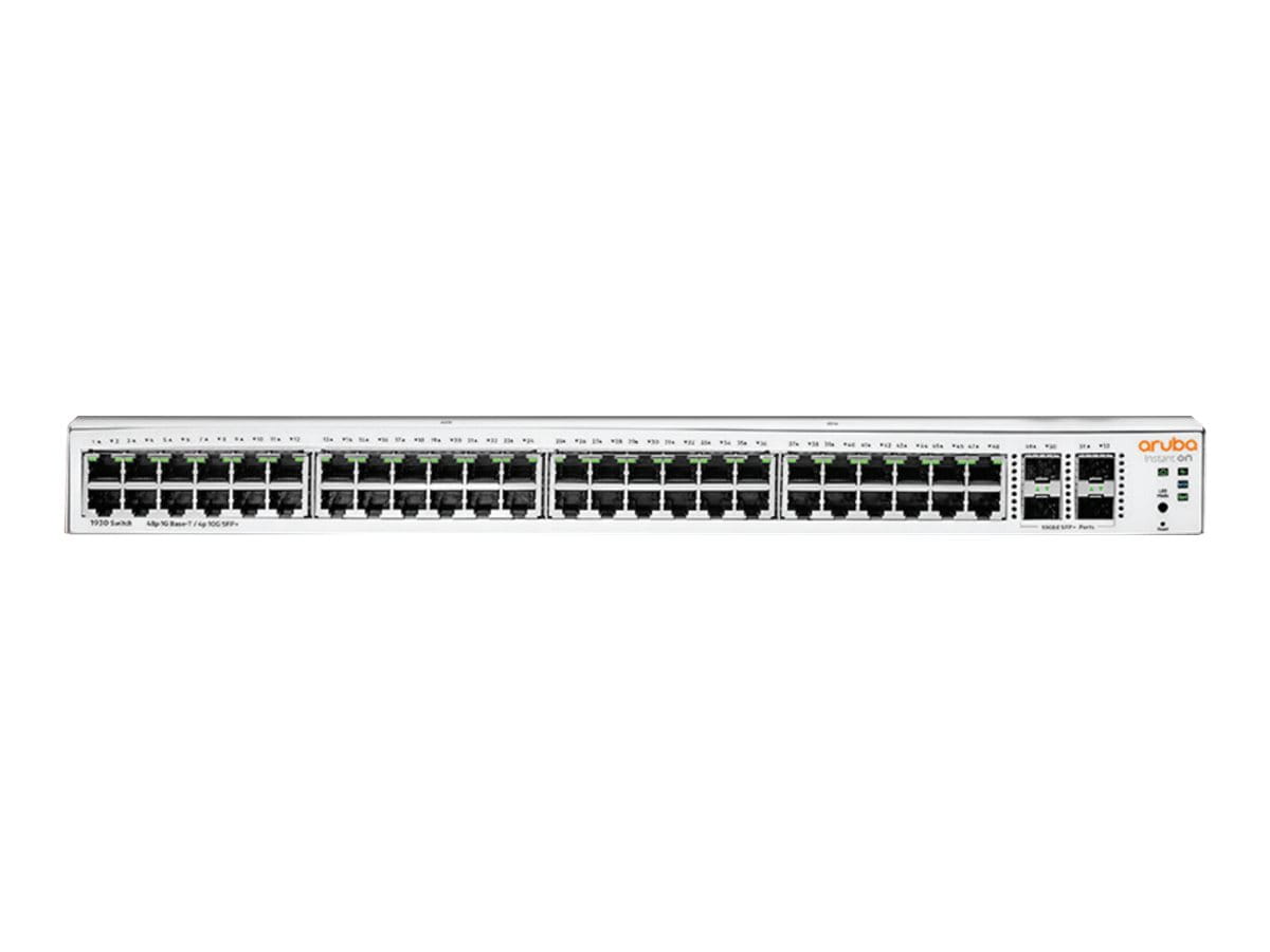 HPE Networking Instant On 1930 48G Class4 PoE 4SFP/SFP+ 370W Switch - Switch - L3 - managed - 48 x 10/100/1000 (PoE)