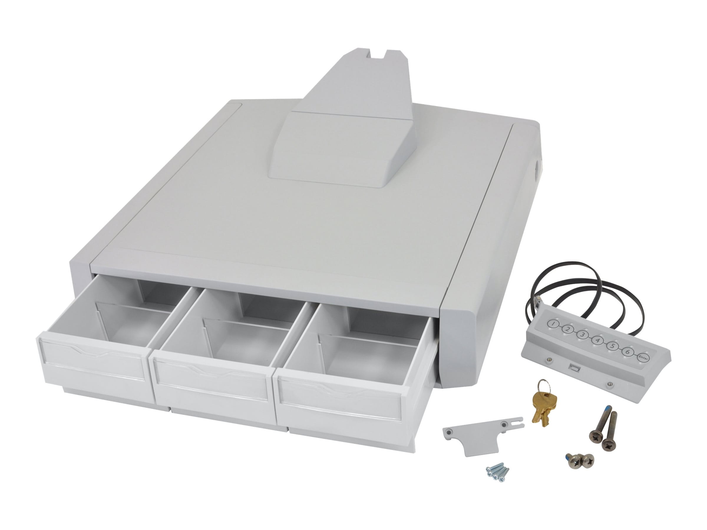 Ergotron SV44 Primary Triple Drawer for Laptop Cart - Montagekomponente (Auszugsmodul) Ergotron SV44 Primary Triple Drawer for Laptop Cart - Montagekomponente (Auszugsmodul)