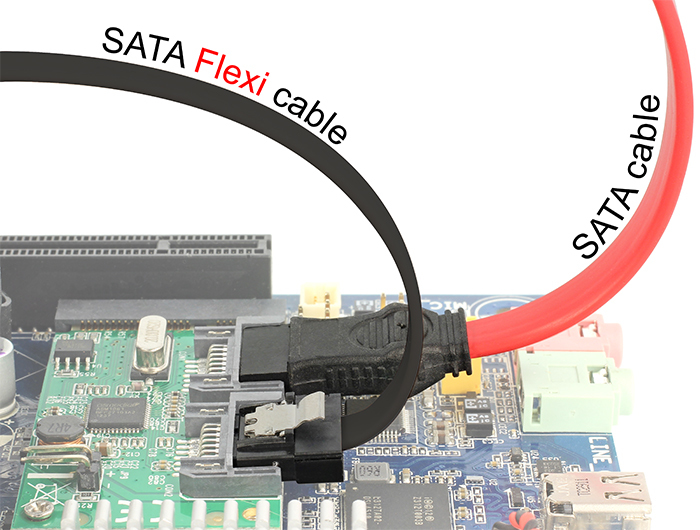 Delock FLEXI - SATA-Kabel - Serial ATA 150/300/600 - SATA (W)