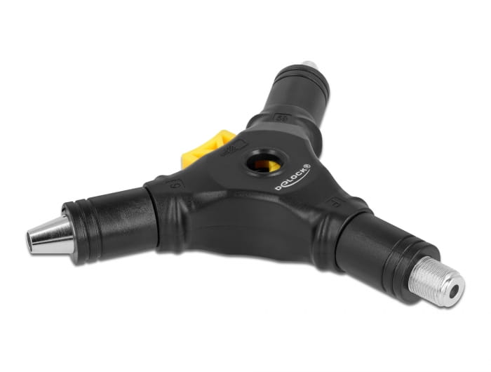 Delock 4 in 1 - Installationswerkzeug für Kabelanschlüsse