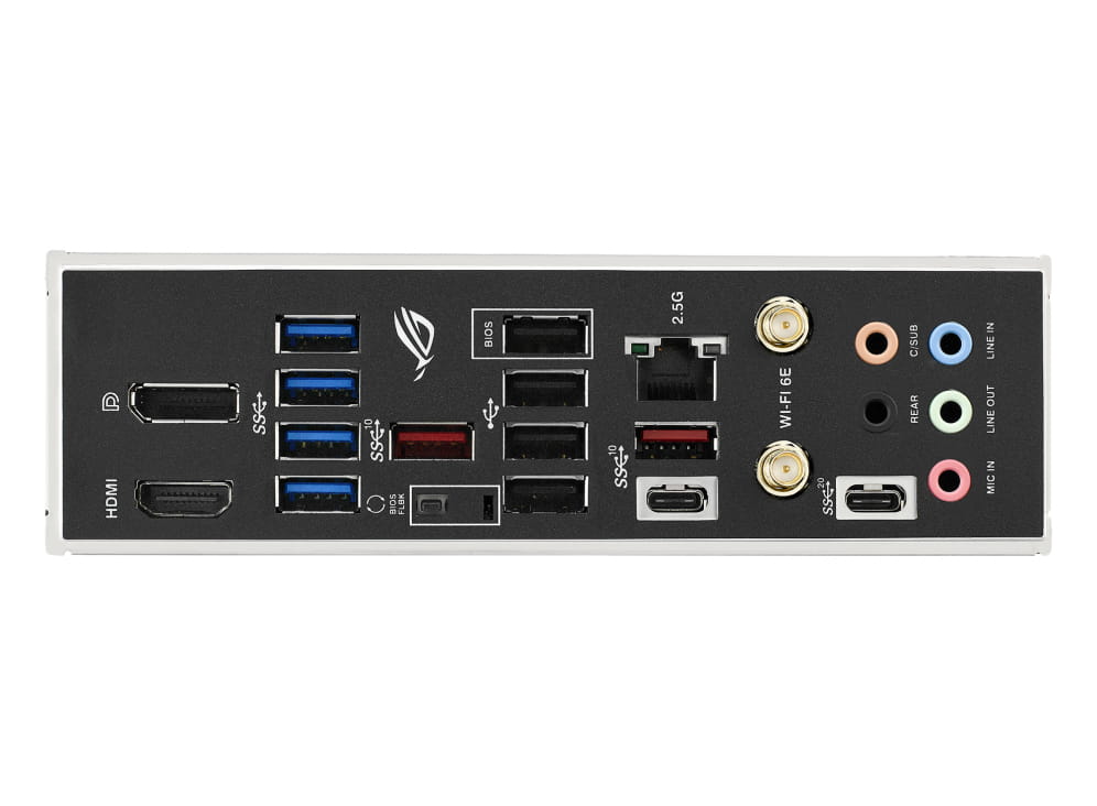 ASUS ROG Strix B650E-F Gaming WiFi - Motherboard - ATX - Socket AM5 - AMD B650 Chipsatz - USB-C 3.2 Gen 2x2, USB-C 3.2 Gen2, USB 3.2 Gen 2, USB 3.2 Gen 1 - 2.5 Gigabit LAN, Wi-Fi 6, Bluetooth - Onboard-Grafik (CPU erforderlich)
