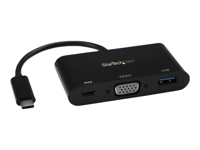 StarTech.com USB-C auf VGA Multifunktions-Adapter mit USB-A Port und Power Delivery