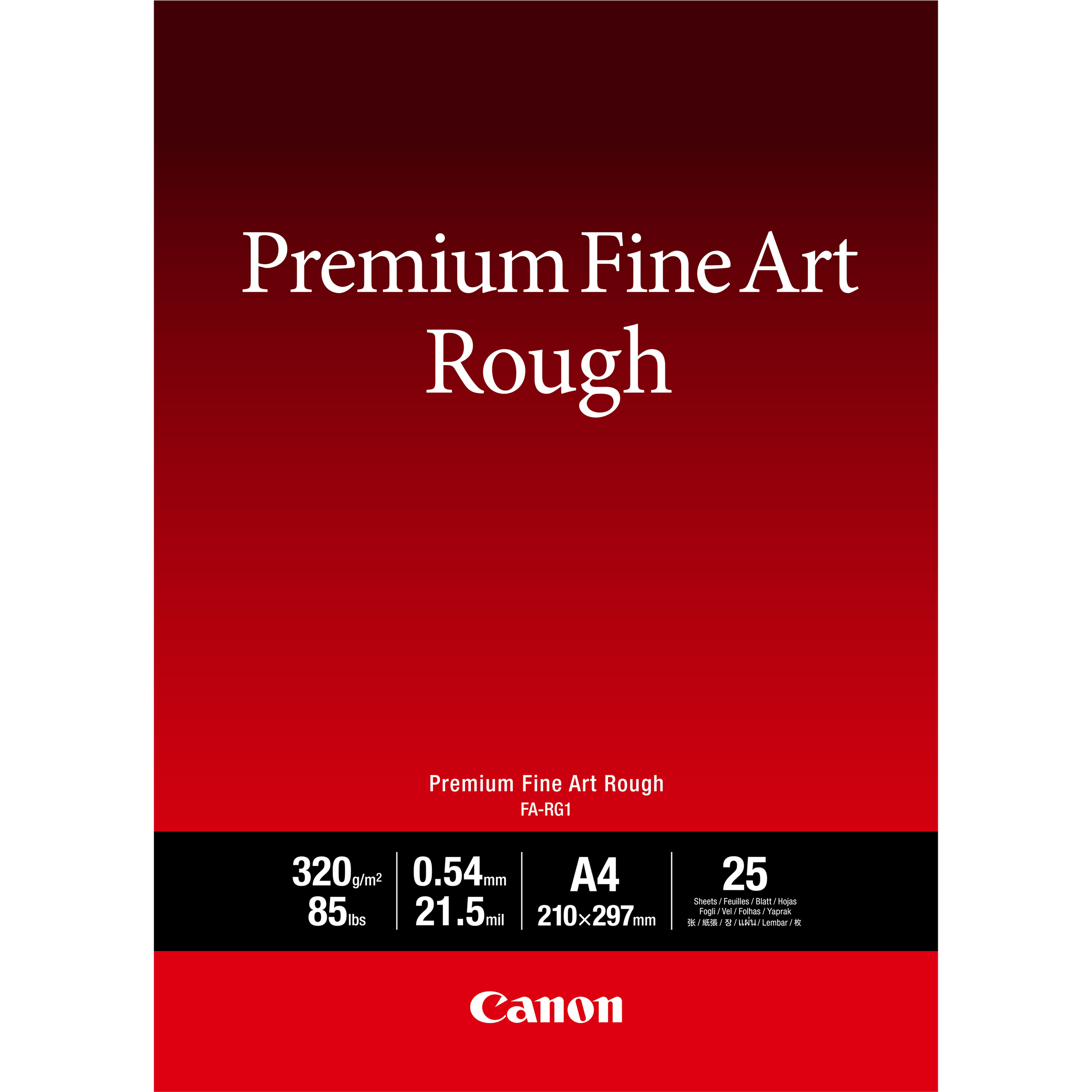 Canon Premium FA-RG1 - Rough - 21,5 mil - A4 (210 x 297 mm)