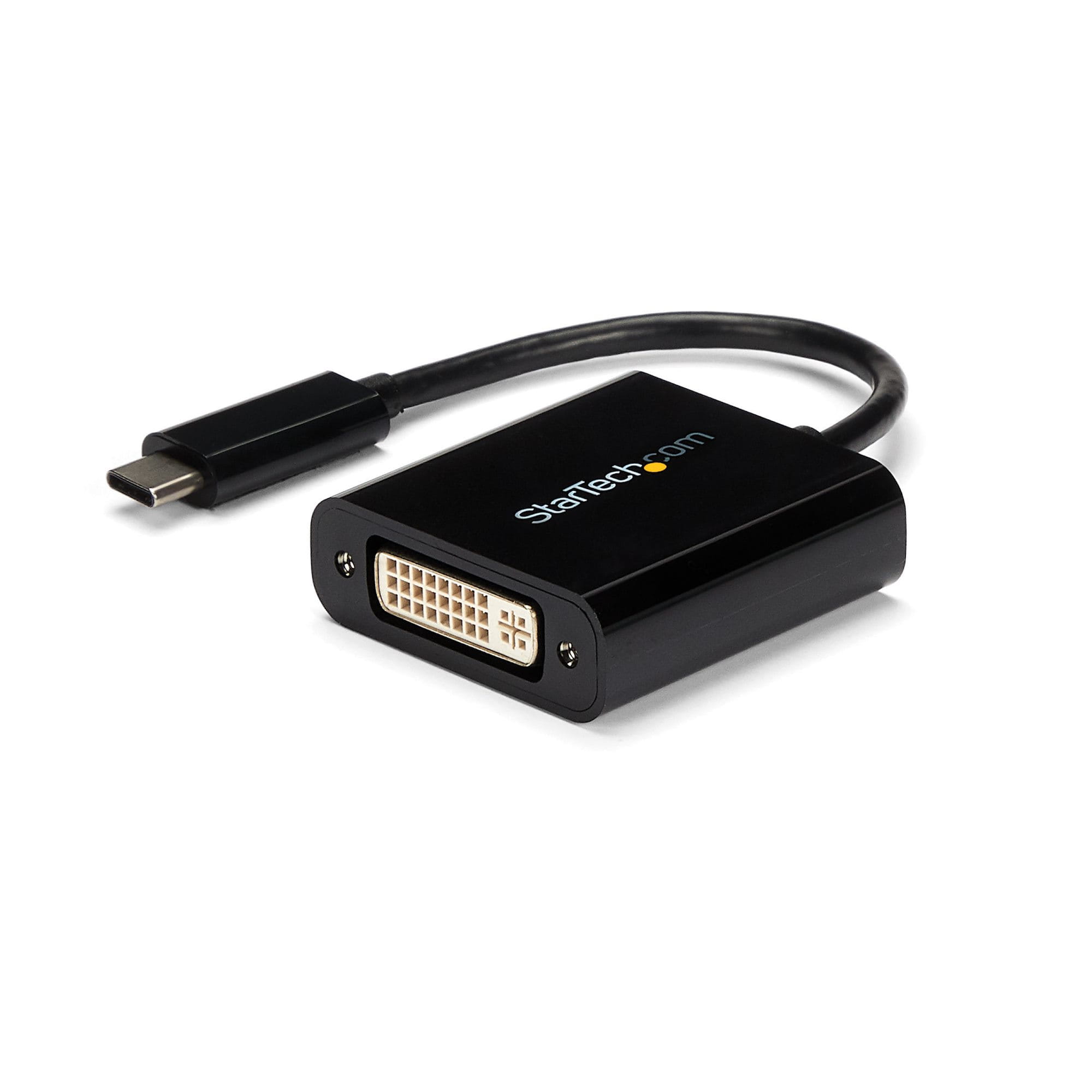 StarTech.com USB-C auf DVI Adapter - USB Type-C DVI Konverter für MacBook, ChromeBook Pixel oder andere USB-C Geräte mit DP über USB C