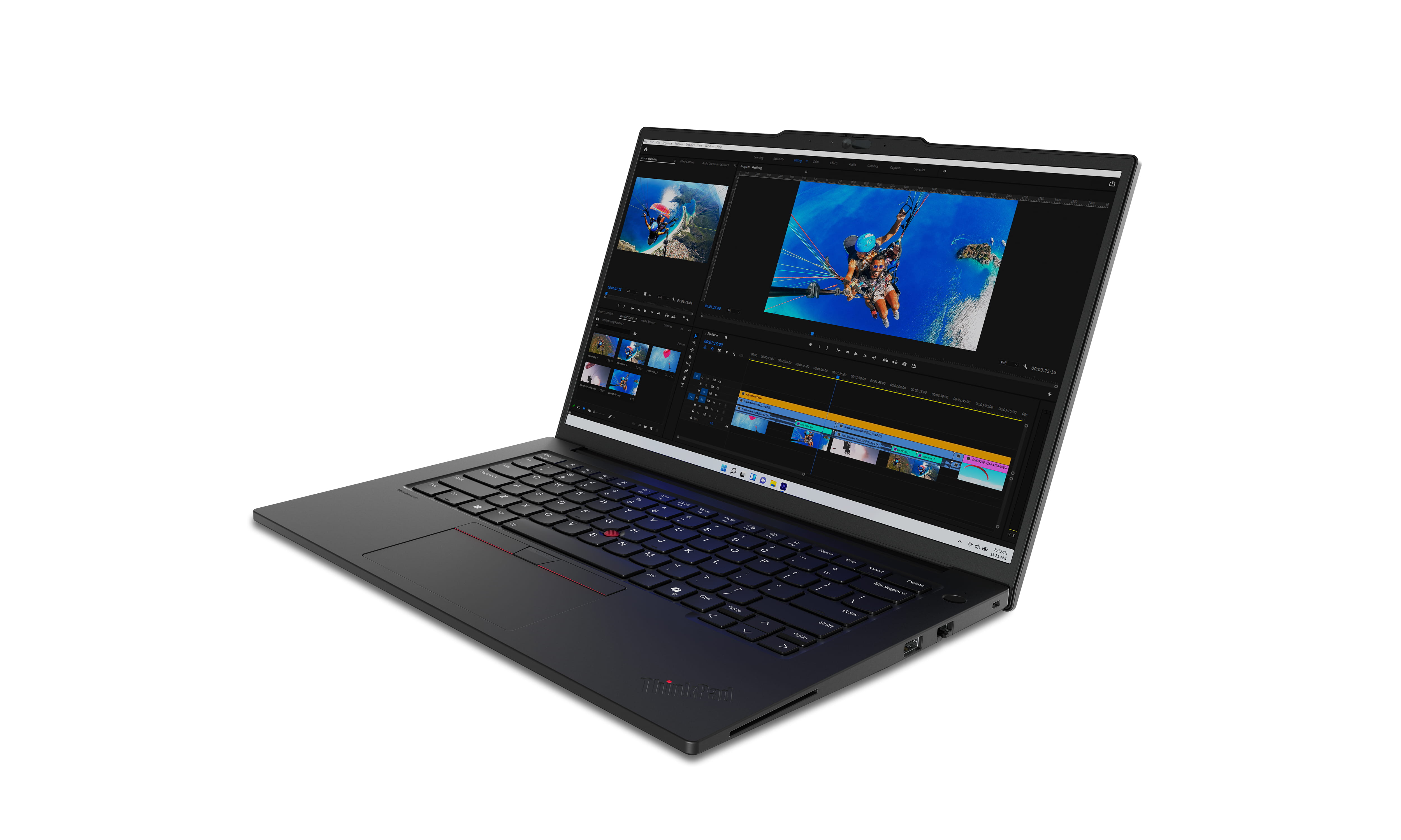 Lenovo ThinkPad P14s Gen 5 21G2 - Intel Core Ultra 7 155H / 1.4 GHz - Win 11 Pro - Intel Arc Graphics - 32 GB RAM - 1 TB SSD TCG Opal Encryption 2, NVMe, Performance - 36.8 cm (14.5")