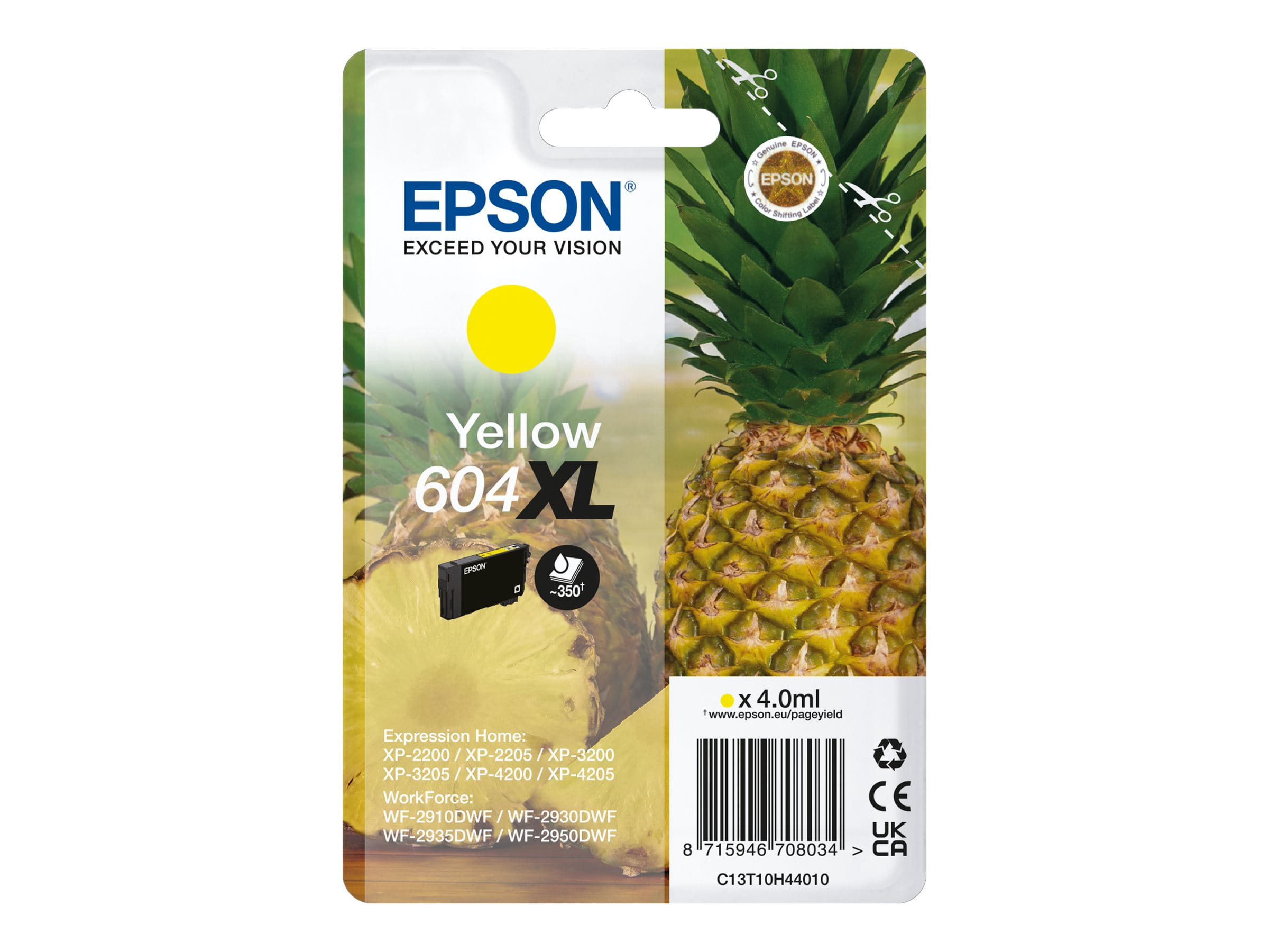 Epson 604XL Singlepack - 4 ml - XL - Gelb - original