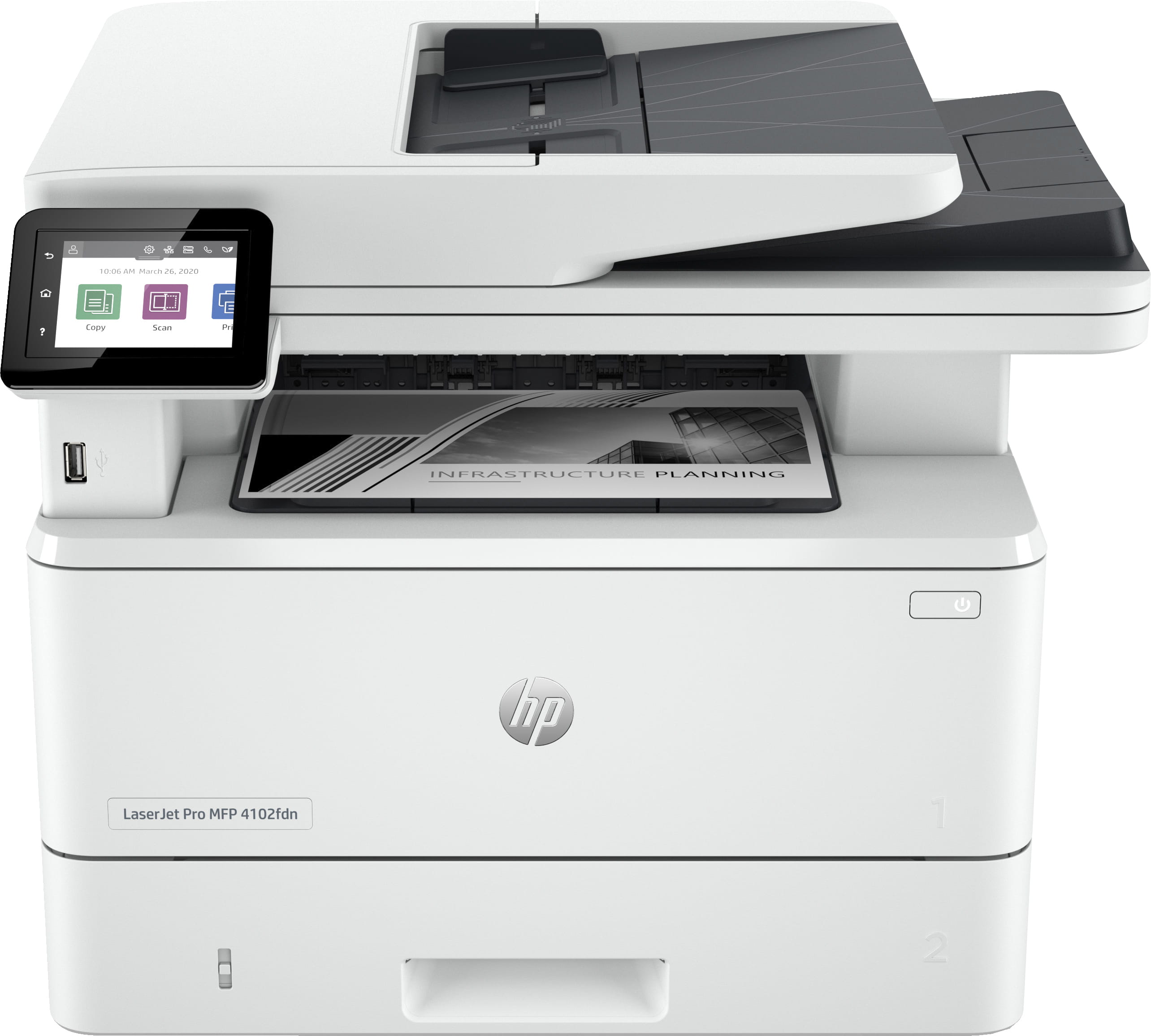 HP LaserJet Pro MFP 4102fdn - Multifunktionsdrucker - s/w - Laser - Legal (216 x 356 mm)