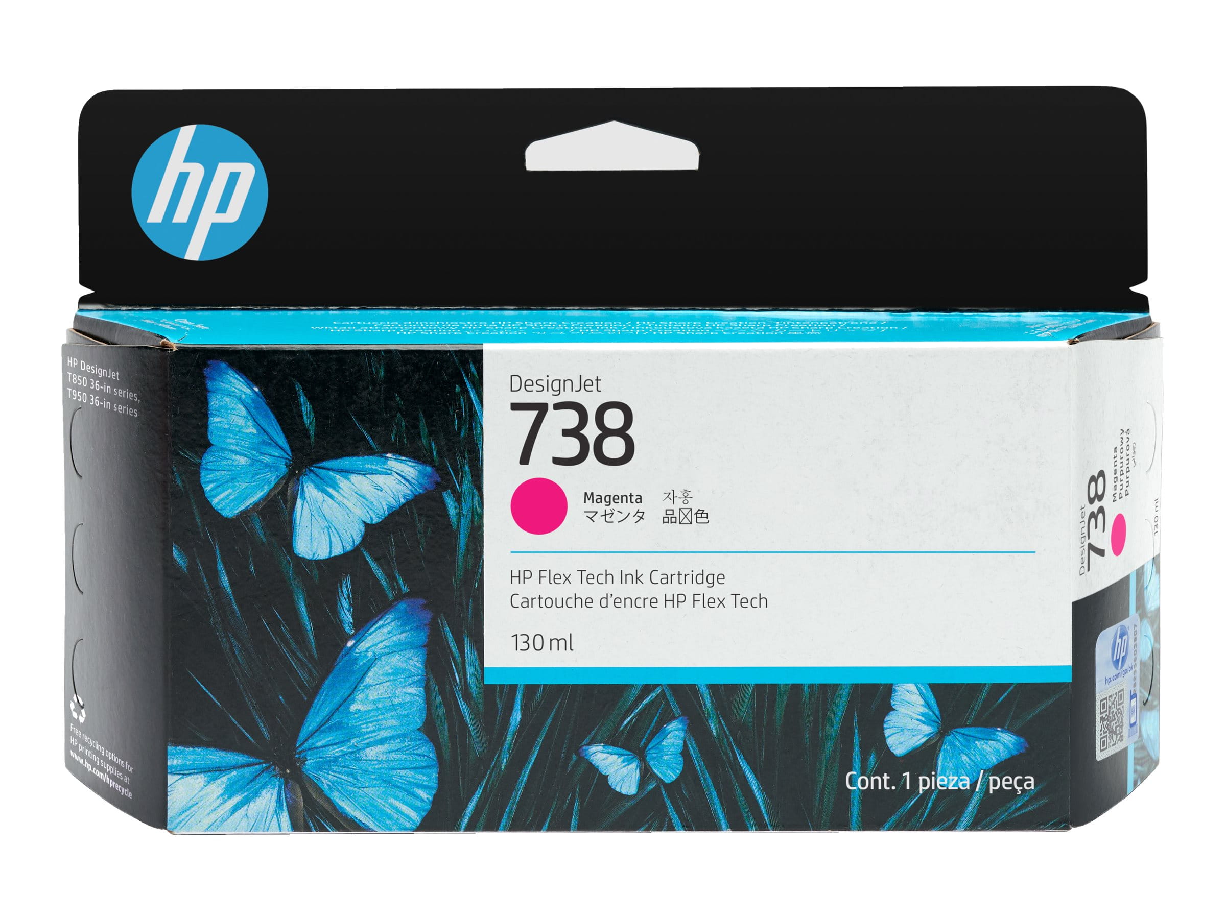 HP 738 - 130 ml - Magenta - original - DesignJet