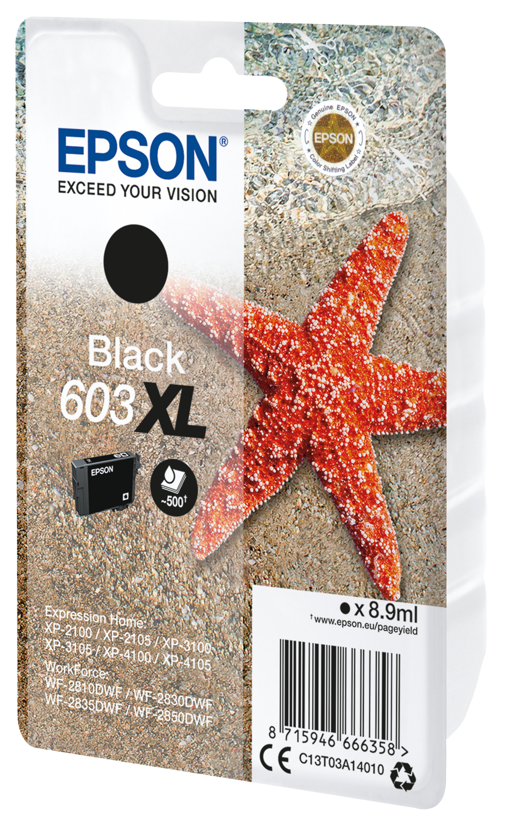 Epson 603XL - 8.9 ml - XL - Schwarz - original