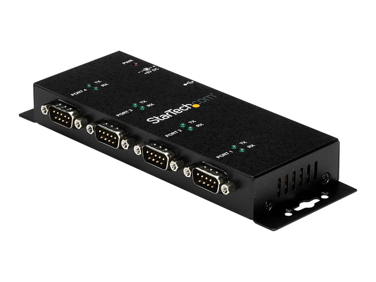 StarTech.com 4 Port USB auf Seriell RS232 Adapter Hub