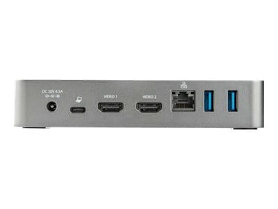 StarTech.com DK30CHHPDEU USB-C-Dockingstation (zwei HDMI-Monitore, 60 W Stromversorgung, Mac und Windows, 1x USB-C und 3x USB-A, 1080p)