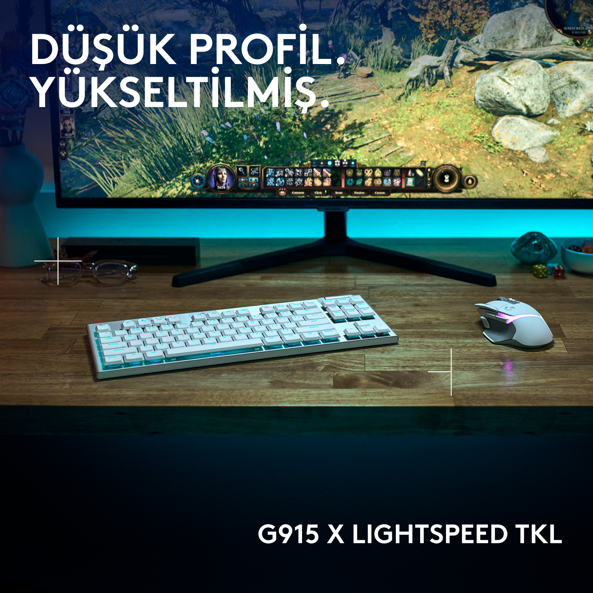 Logitech G G915 X - Tastatur - LIGHTSPEED - TKL