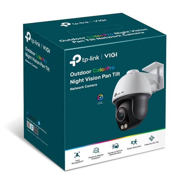 TP-LINK VIGI C540S V1 - Netzwerk-Überwachungskamera - schwenken / neigen - Turret - Außenbereich - wetterfest - Farbe (Tag&Nacht)