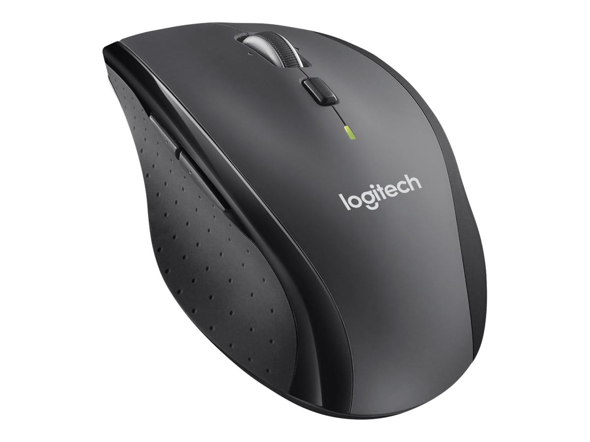 Logitech Marathon M705 - Maus - Für Rechtshänder - Laser - kabellos - 2.4 GHz - kabelloser Empfänger (USB)