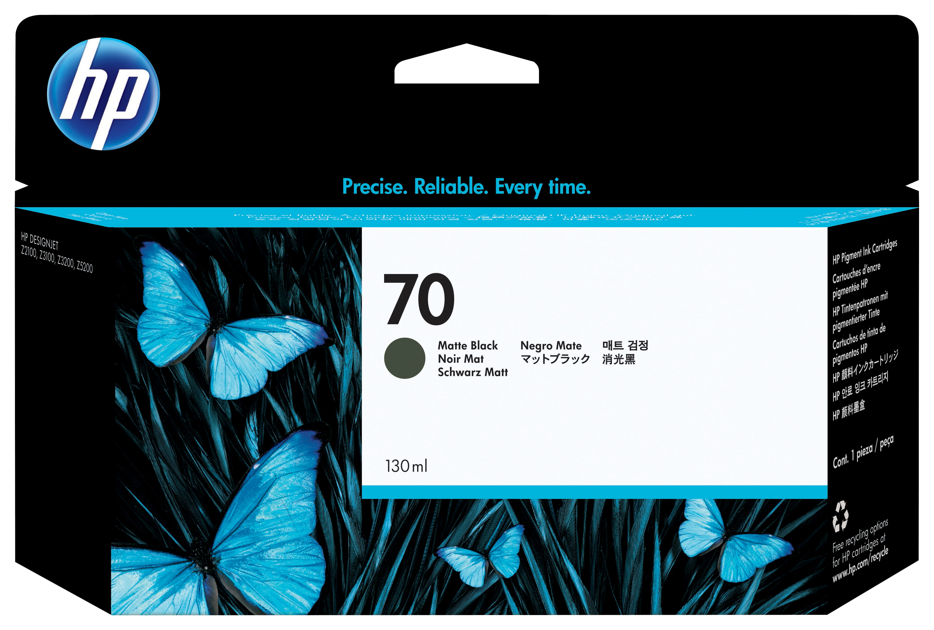 HP 70 - 130 ml - mattschwarz - original - DesignJet