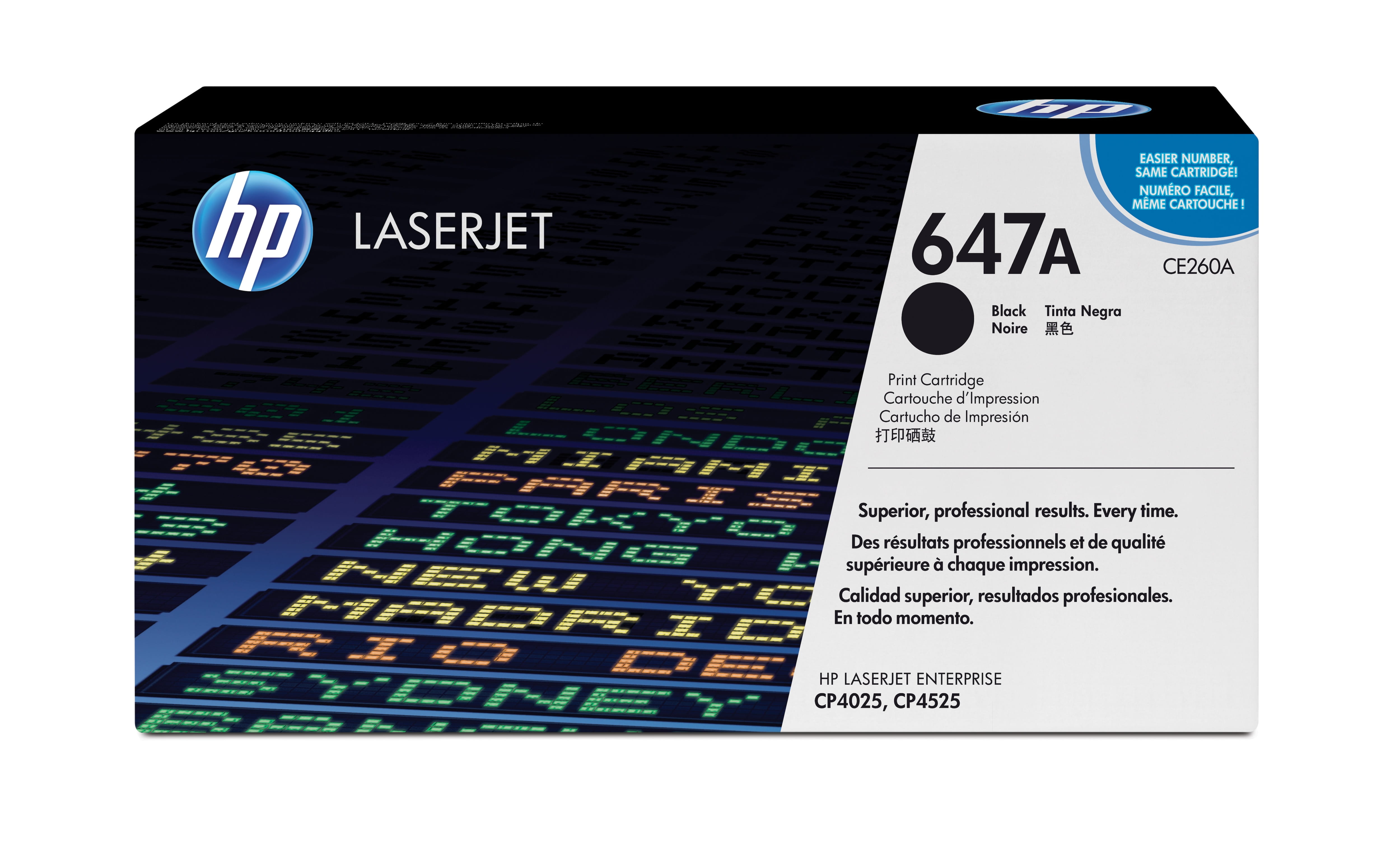 HP 647A - Schwarz - original - LaserJet - Tonerpatrone (CE260A)