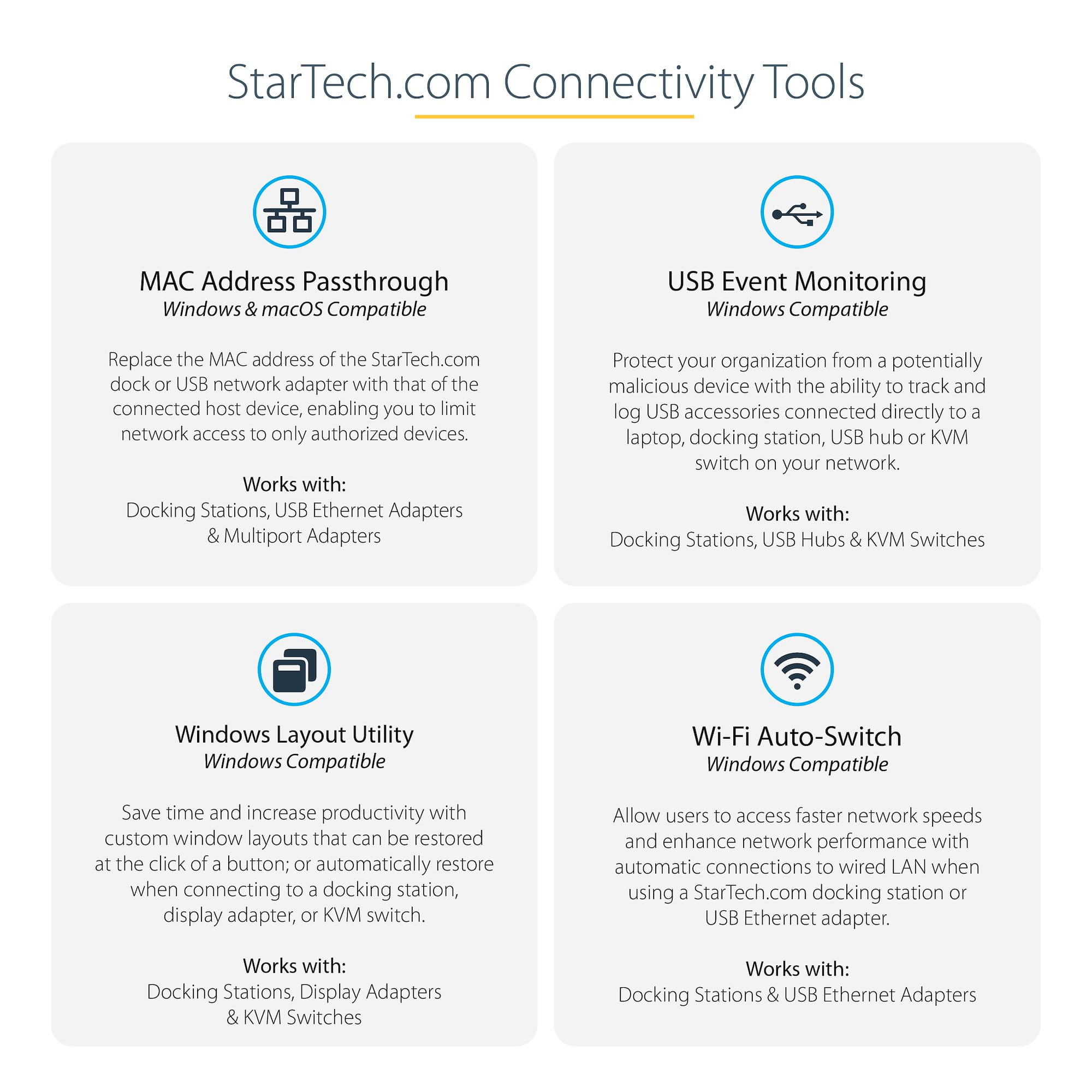 StarTech.com USB-C Multiport Adapter mit HDMI und VGA