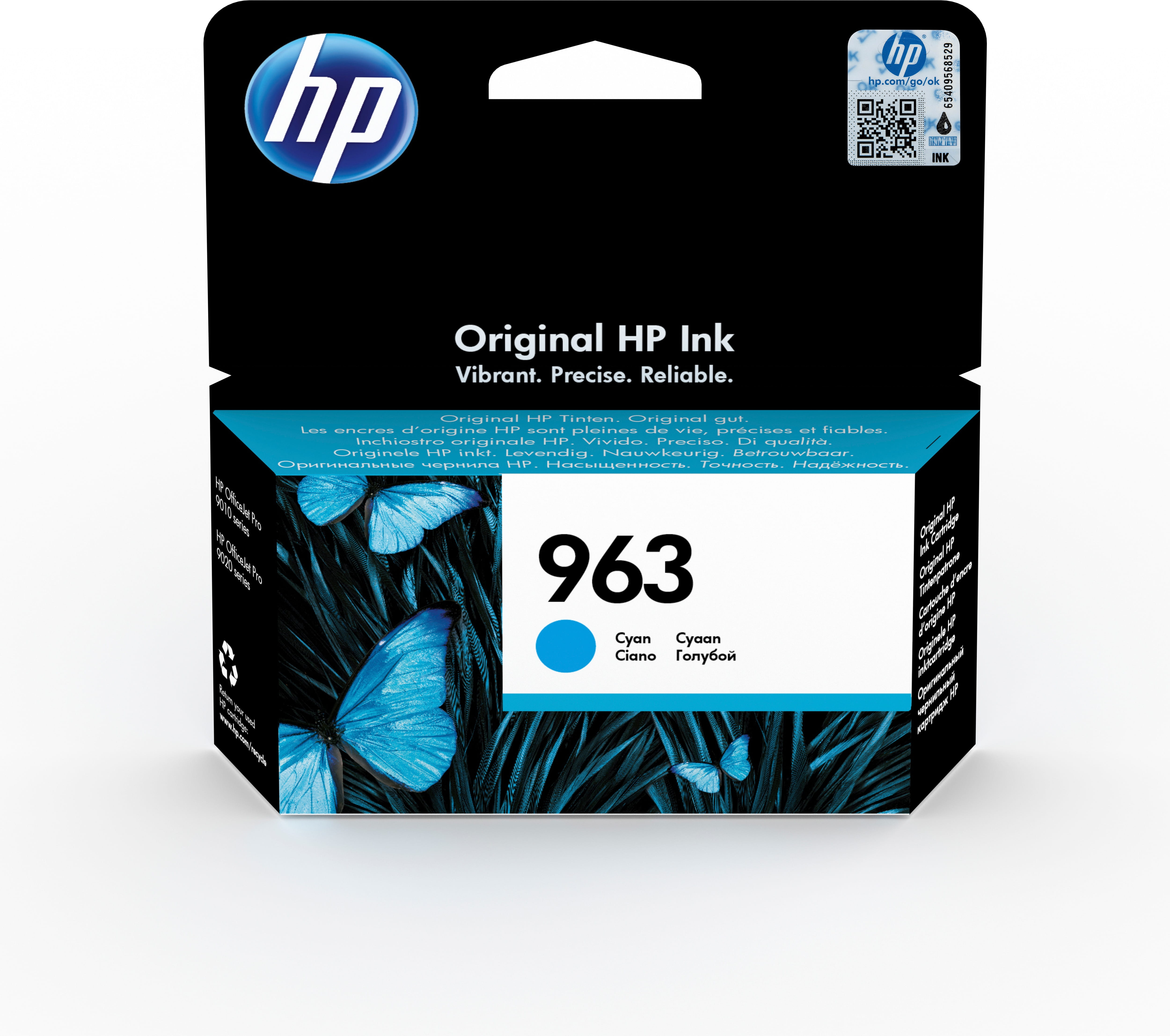 HP 963 - 10.74 ml - Cyan - original - Tintenpatrone
