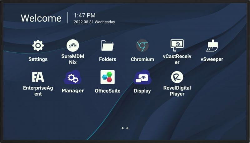 ViewSonic CDE9830 - 249 cm (98") Diagonalklasse CDE30 Series LCD-Display mit LED-Hintergrundbeleuchtung - Digital Signage - mit mit SoC Mediaplayer - Android - 4K UHD (2160p)