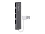 Belkin Ultra-Slim Travel - Hub - 4 x USB 2.0