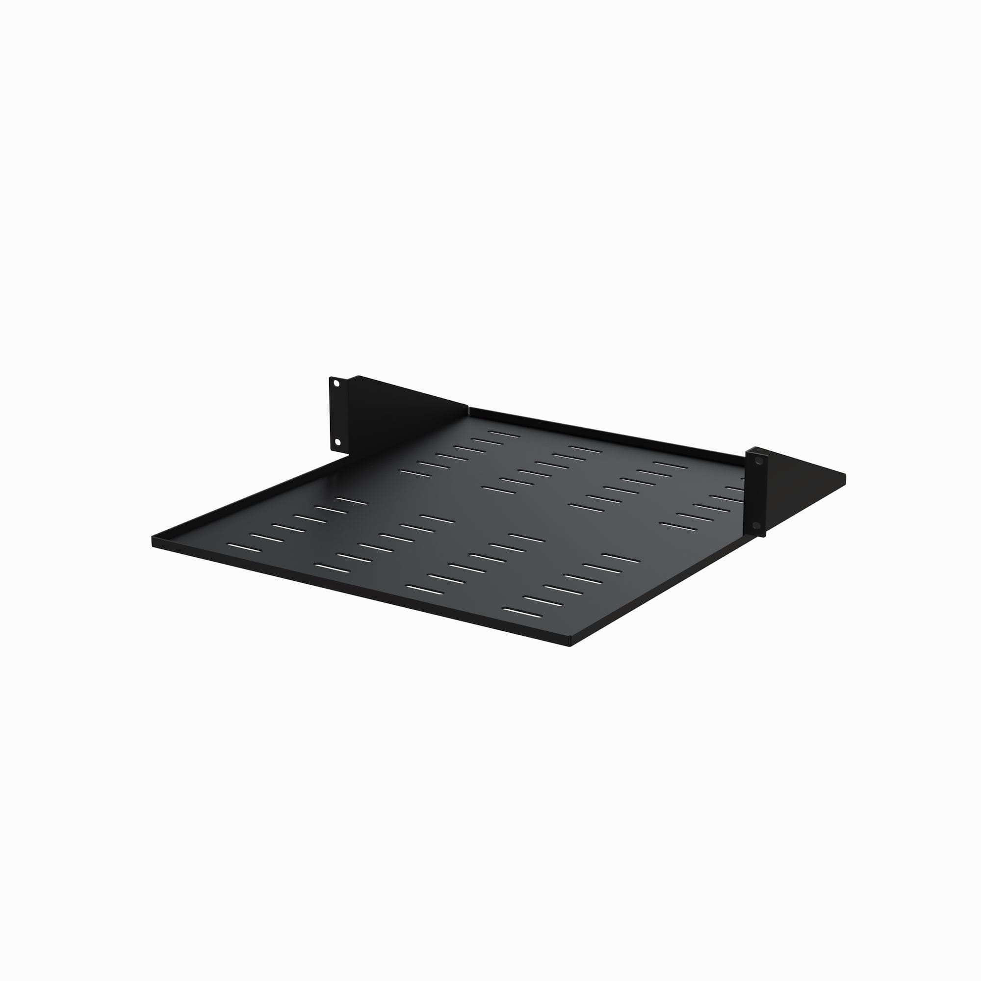 StarTech.com 2U Vented 19" 2-Post Network Rack Cabinet Shelf, 20in Deep Center Mount Cantilever Tray Rackmount Shelf for AV/Data Equipment Enclosure with Cage Nuts & Screws 75lb Capacity - 2U Fixed Rack Shelf (CABSHF2POSTV2)