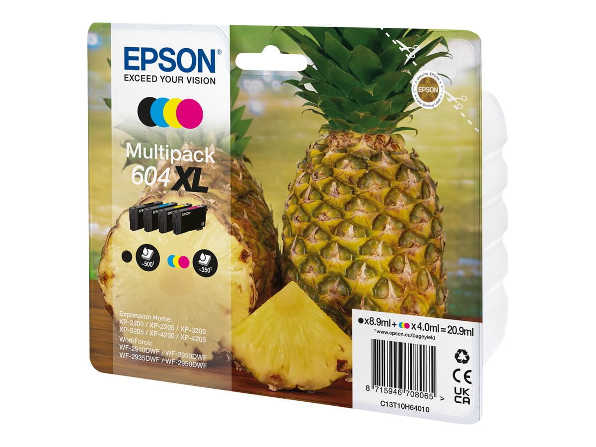 Epson 604XL Multipack - 4er-Pack - XL - Schwarz, Cyan, Magenta, Gelb