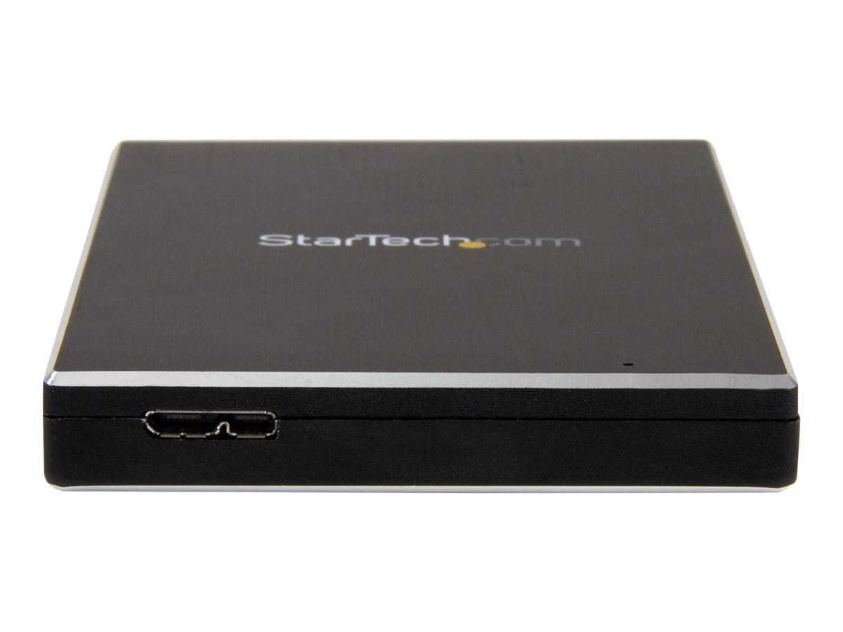 StarTech.com USB 3.1 (10 Gbps) Festplattengehäuse für 2,5 SATA Laufwerke - Gehäuse für SSD/HDD - Aluminium - Speichergehäuse - 2.5" (6.4 cm)