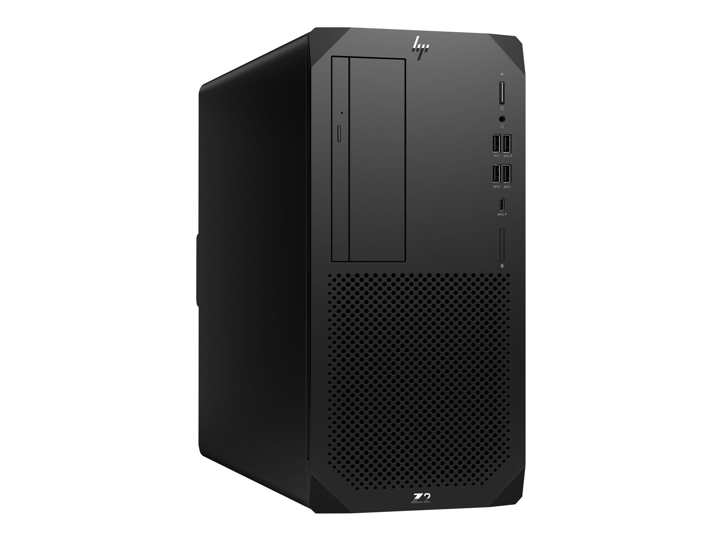 HP Workstation Z2 G9 - Tower - 4U - 1 x Core i7 i7-14700 / 2.1 GHz - RAM 32 GB - SSD 1 TB - HP Z Turbo Drive, NVMe, TLC - T1000 - 1GbE - Win 11 Pro - Monitor: keiner - Tastatur: Deutsch - Schwarz - mit HP Wolf Pro Security Edition (1 