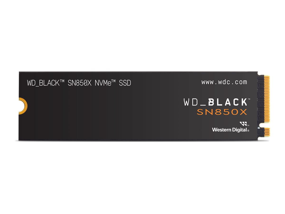 WD WD_BLACK SN850X WDS100T2X0E - SSD - verschlüsselt - 1 TB - intern - M.2 2280 - PCIe 4.0 x4 (NVMe)