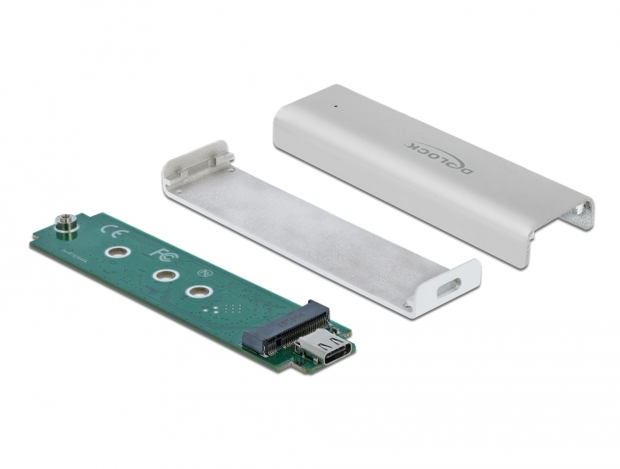 Delock Speichergehäuse - M.2 NVMe Card - 10 GBps - USB 3.2 (Gen 2)