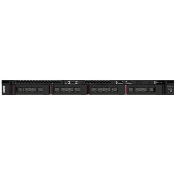 Lenovo ThinkSystem SR250 V2 7D7Q - Server - Rack-Montage - 1U - 1-Weg - 1 x Xeon E-2378 / 2.6 GHz - RAM 32 GB - Hot-Swap 6.4 cm (2.5")