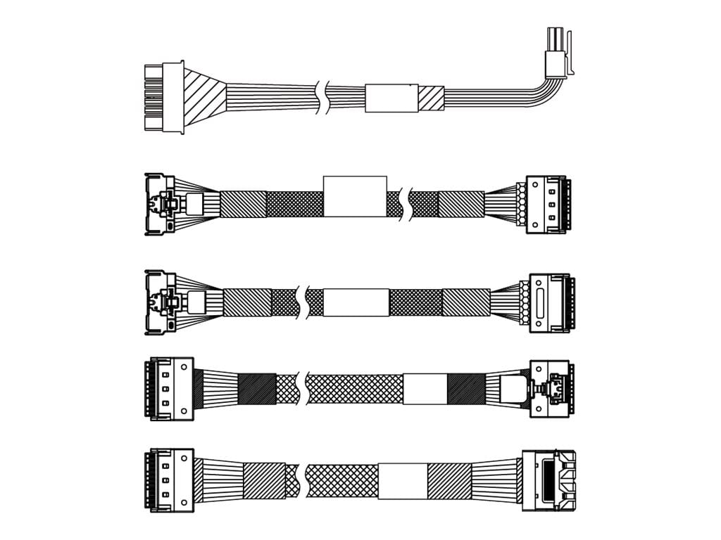 Lenovo Speicherkabelkit - für 2,5" Chassis Front BP1