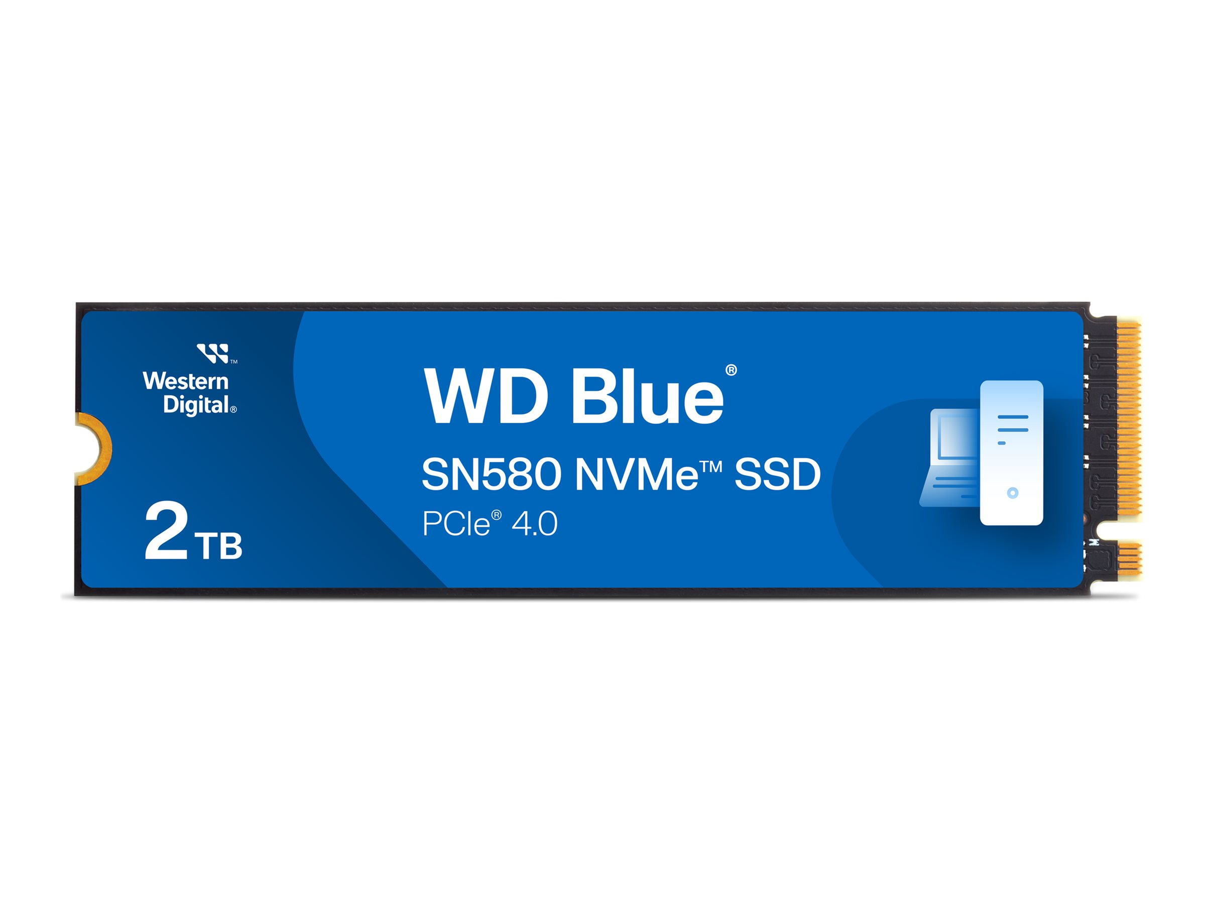 WD Blue SN580 - SSD - 2 TB - intern - M.2 2280 - PCIe 4.0 x4 (NVMe)