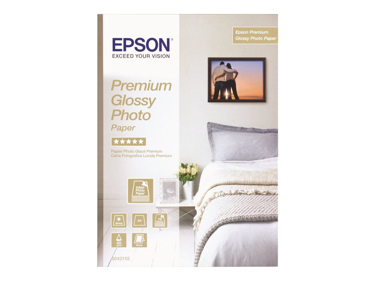 Epson Premium Glossy Photo Paper - Glänzend - 100 x 150 mm 40 Blatt Fotopapier