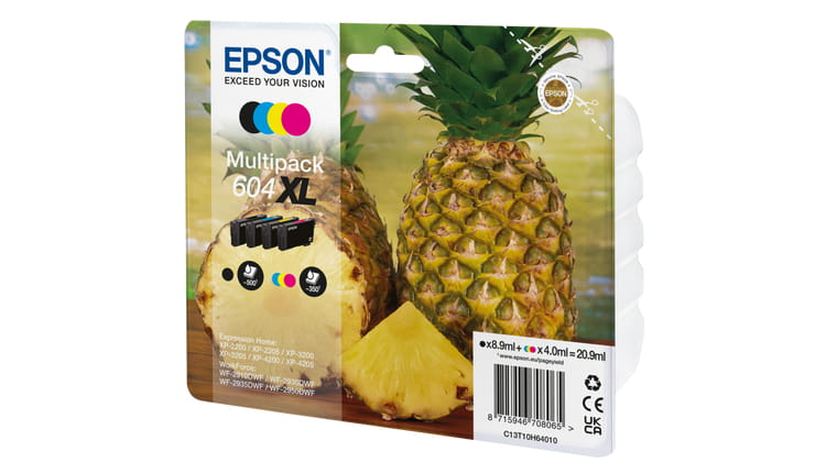 Epson 604XL Multipack - 4er-Pack - XL - Schwarz, Cyan, Magenta, Gelb