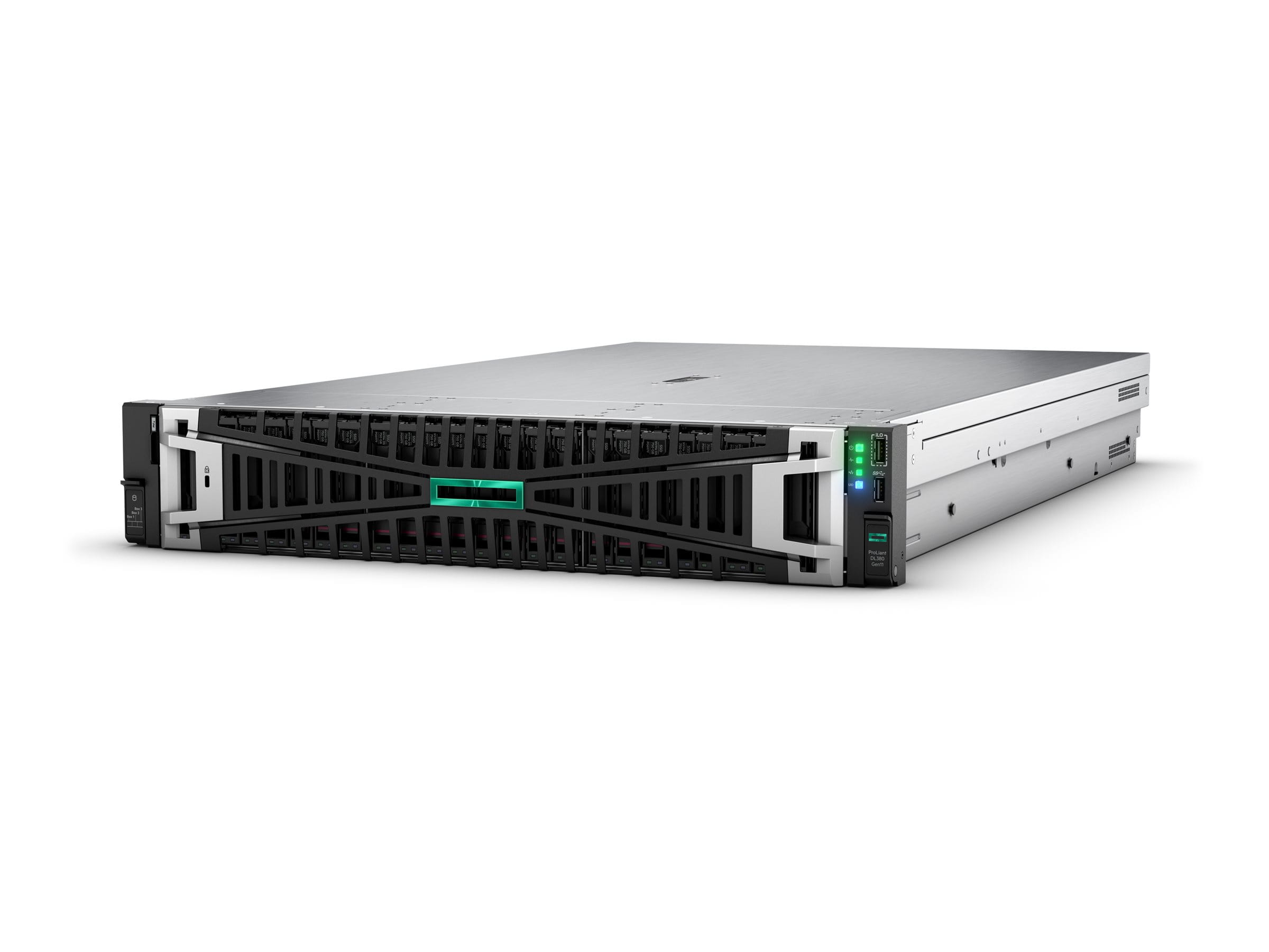 HPE ProLiant DL380 Gen11 - Server - Rack-Montage - 2U - zweiweg - 1 x Xeon Gold 6530 / 2.1 GHz - RAM 64 GB - SATA/SAS/NVMe - Hot-Swap 6.4 cm (2.5")
