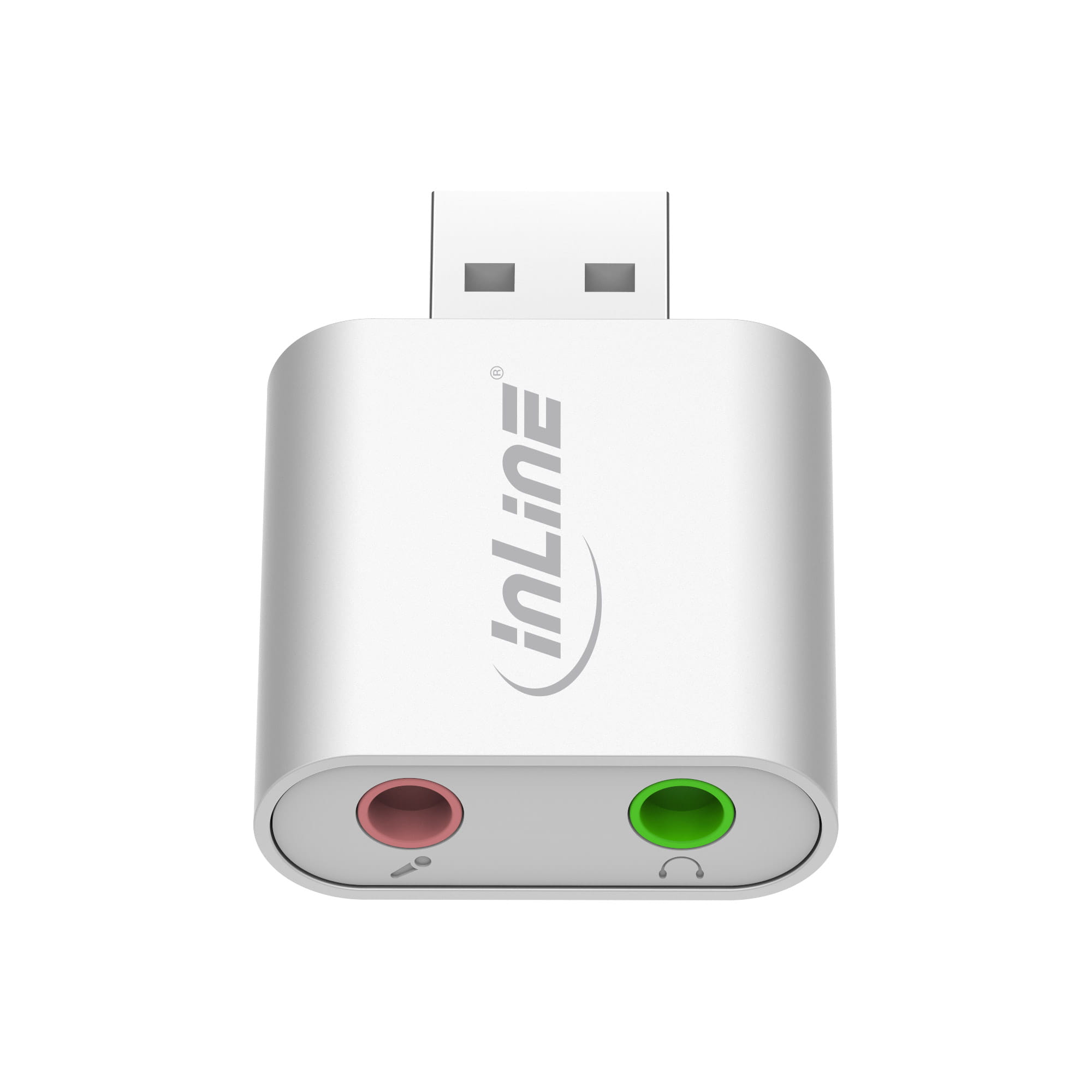 InLine USB Audio Soundadapter - Mini Aluminium Gehäuse