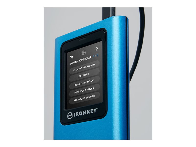 Kingston IronKey Vault Privacy 80 - SSD - verschlüsselt - 480 GB - extern (tragbar)