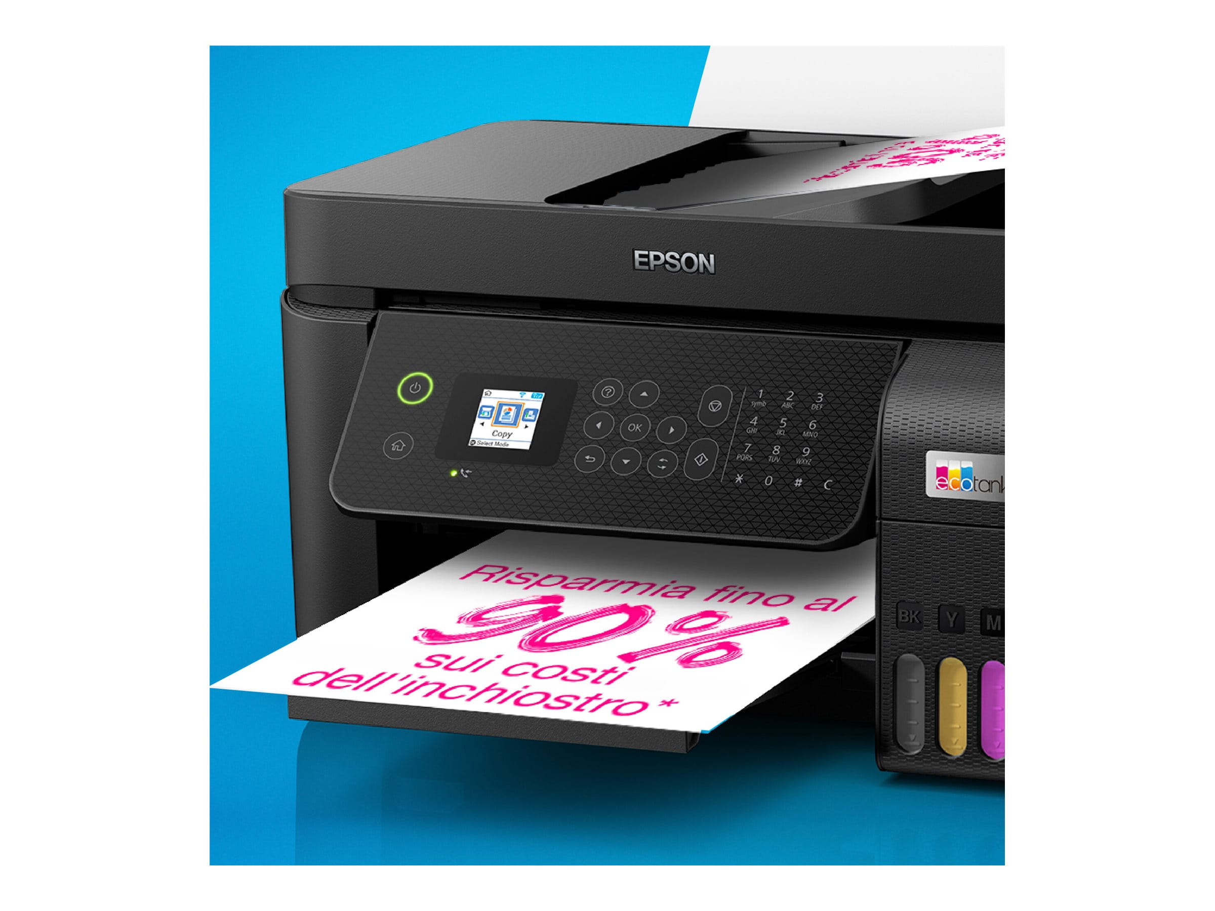 Epson EcoTank ET-4850 - Multifunktionsdrucker - Farbe - Tintenstrahl - nachfüllbar - A4 (Medien)